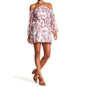 BRAND NEW! Off the shoulder flowy mini dress
